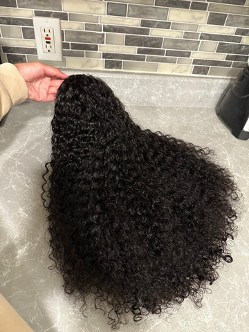 Flip-Over Half Wig (Curly)