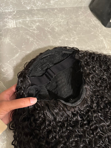 Flip-Over Half Wig (Curly)